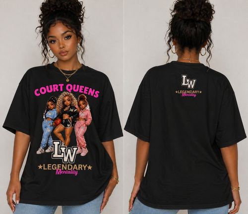 Court Queens Legendary Mentality Graphic Tee