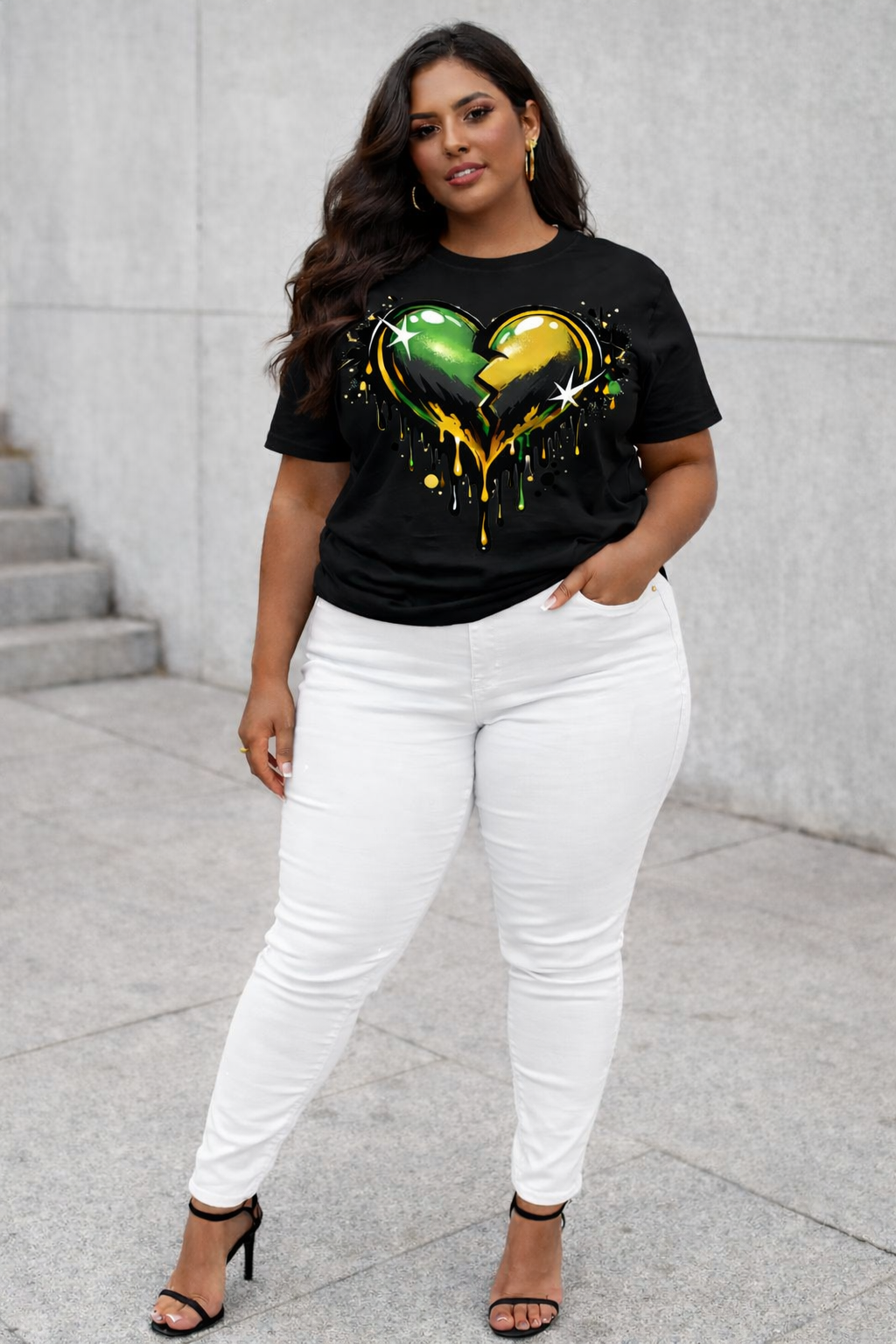Shattered Love Drip Tee