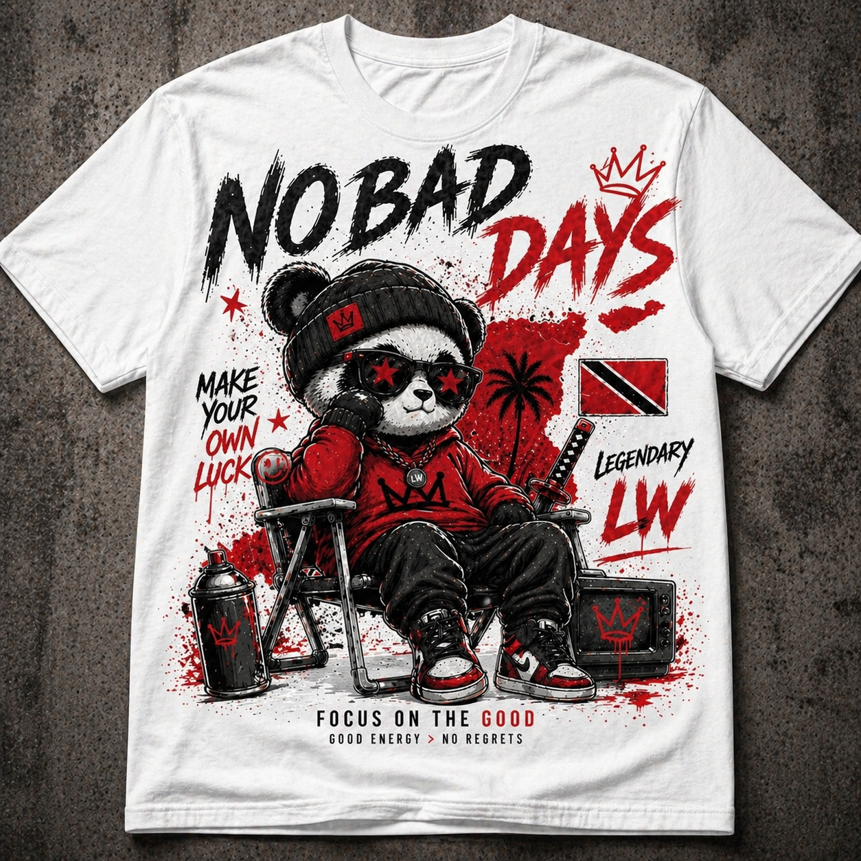 LW No Bad Days Graphic Tee
