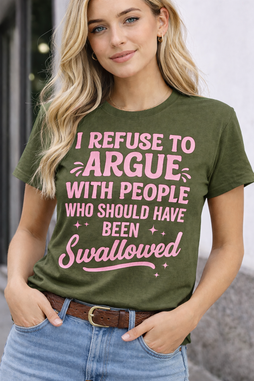 I Refuse to Argue Graphic T-Shirt