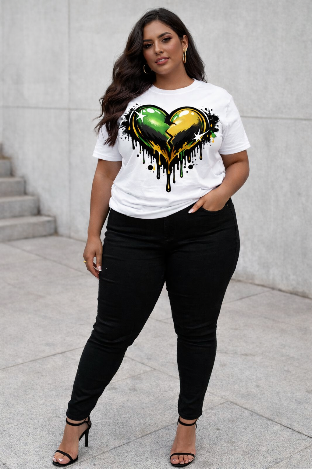 Shattered Love Drip Tee
