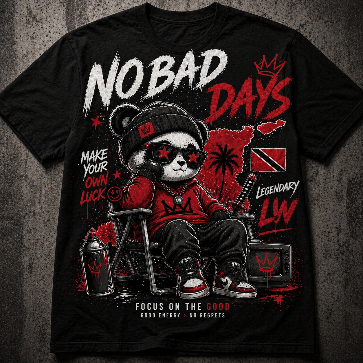 LW No Bad Days Graphic Tee