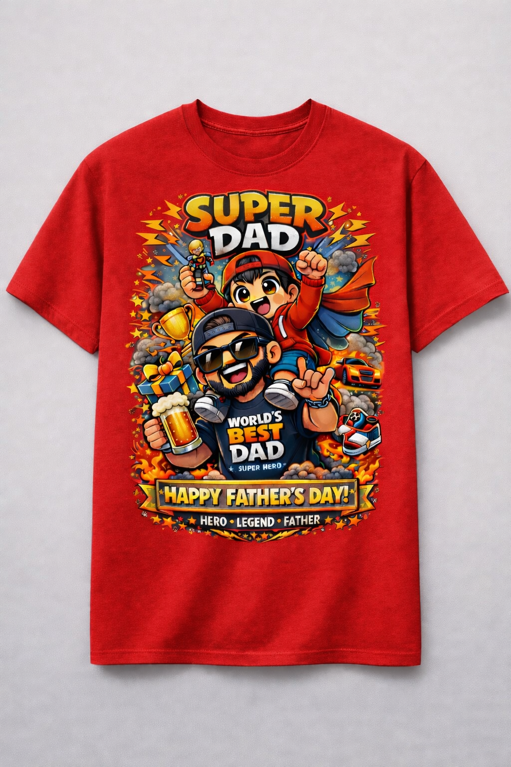 Super Dad Family Moment Tee