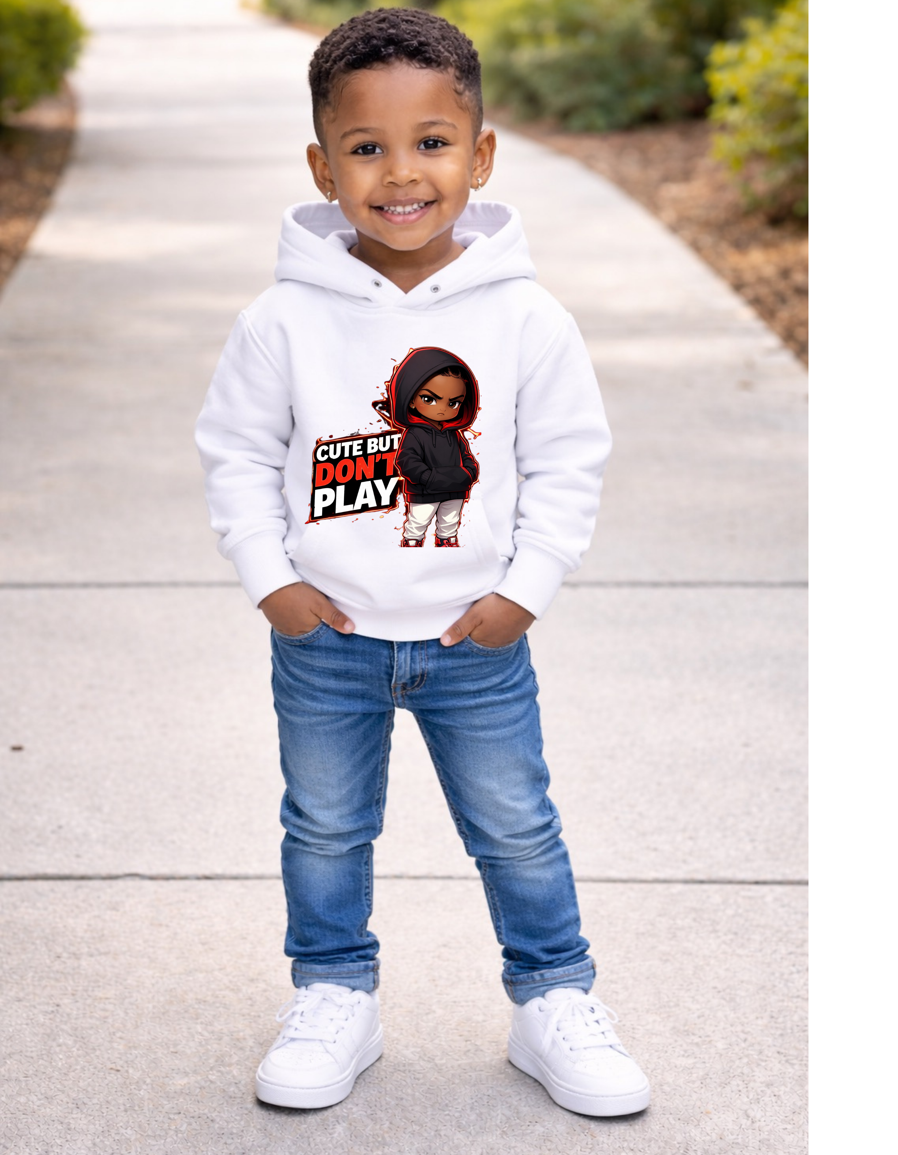 Cute & don’t play Hoodies