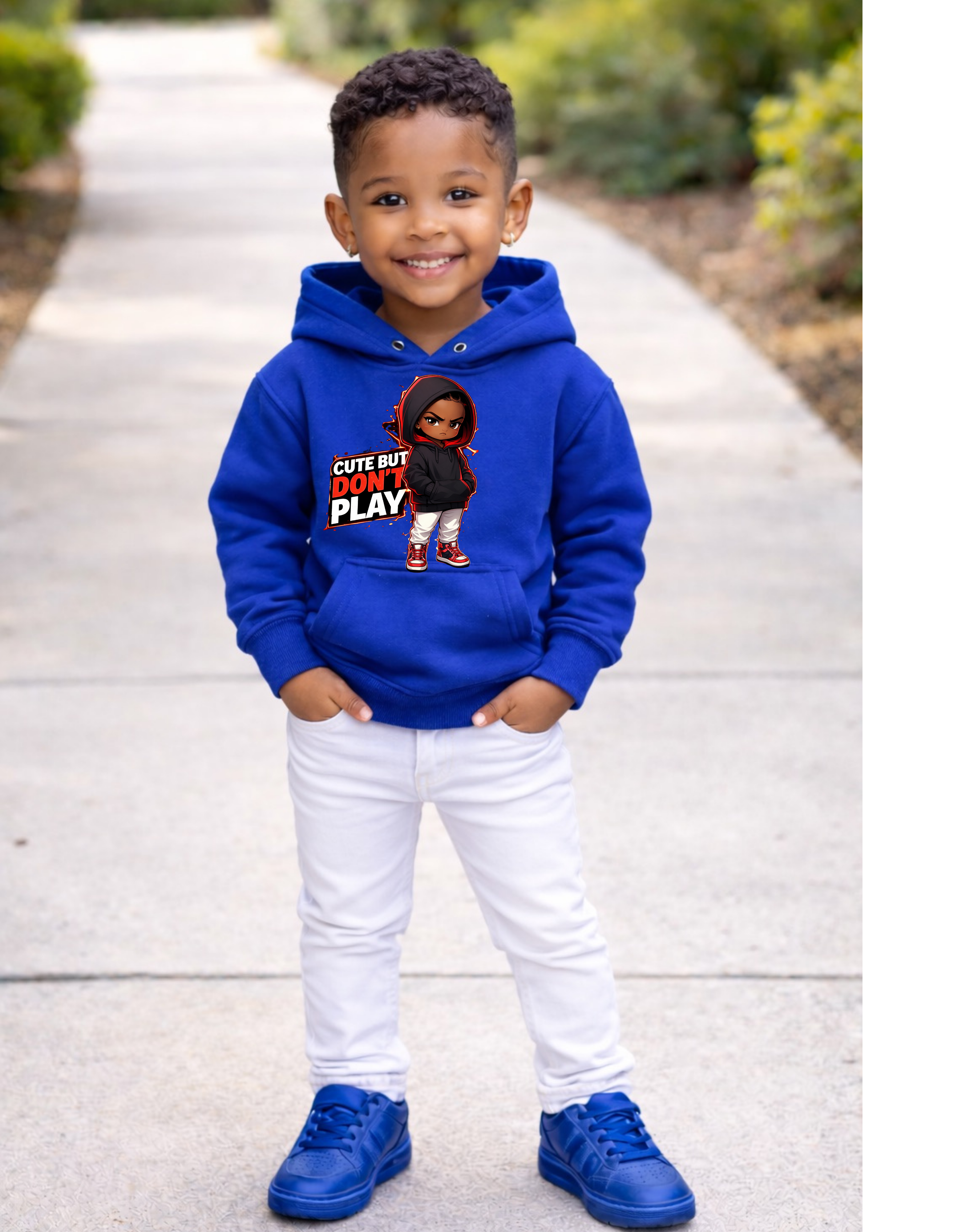 Cute & don’t play Hoodies