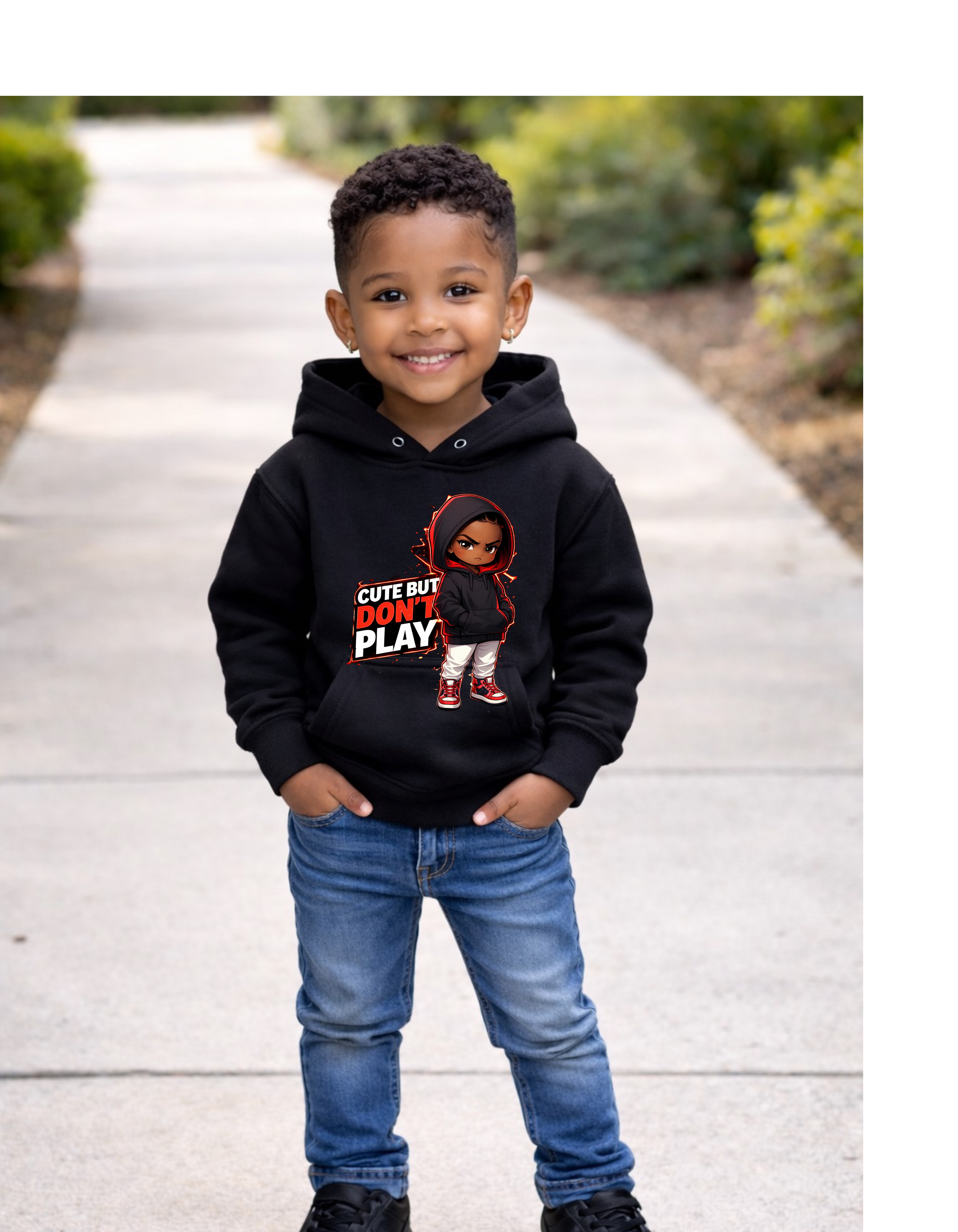 Cute & don’t play Hoodies