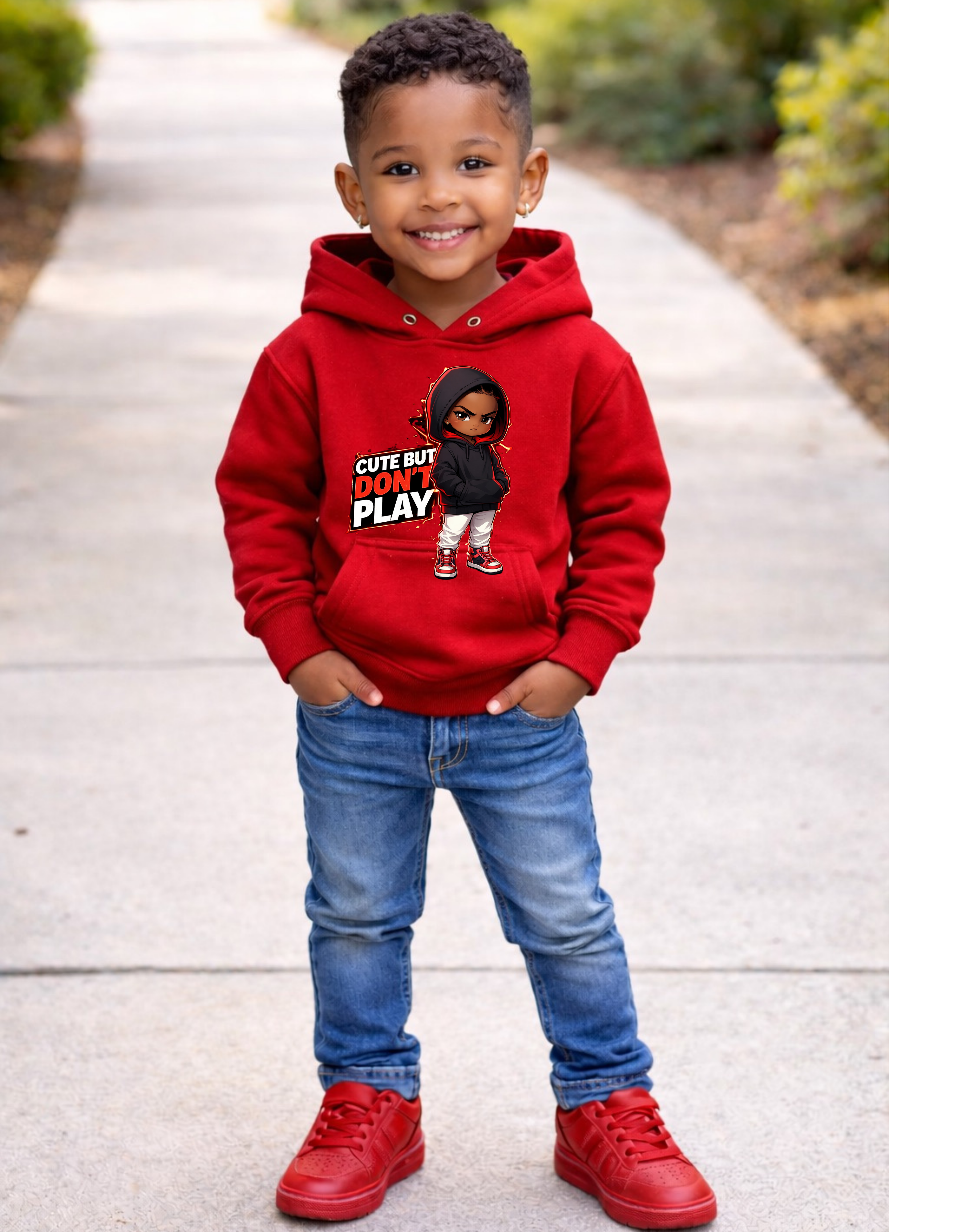 Cute & don’t play Hoodies